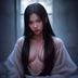一求乳魂角色幽冥，暗属性S级角色，紫黑色系长袍，手持幽魂灯笼，气质神秘飘逸